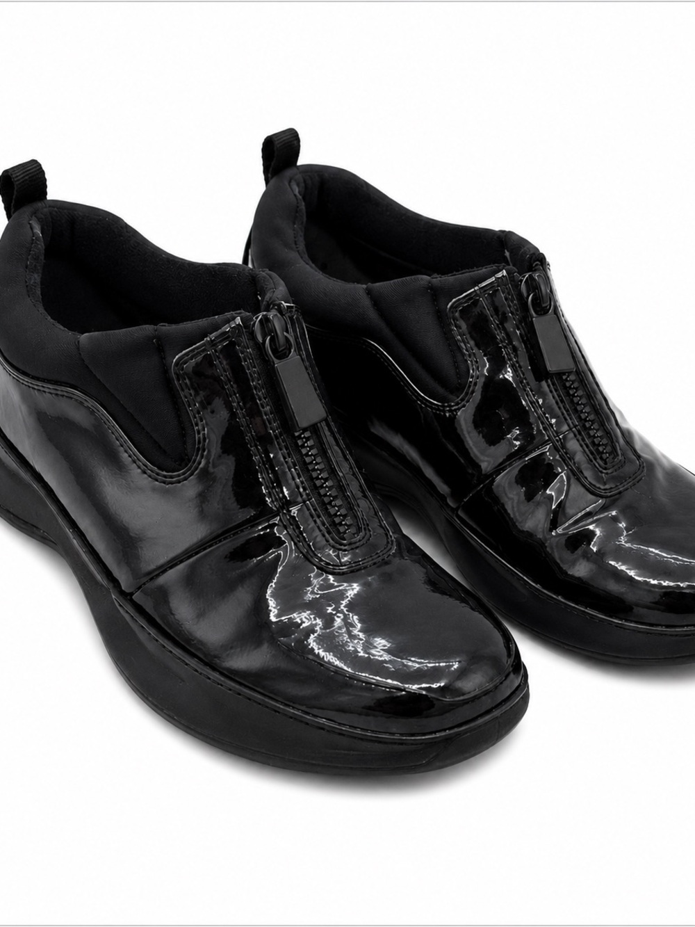 Cougar Howdoo Black Patent Waterproof Ankle Boots Women's Size 9